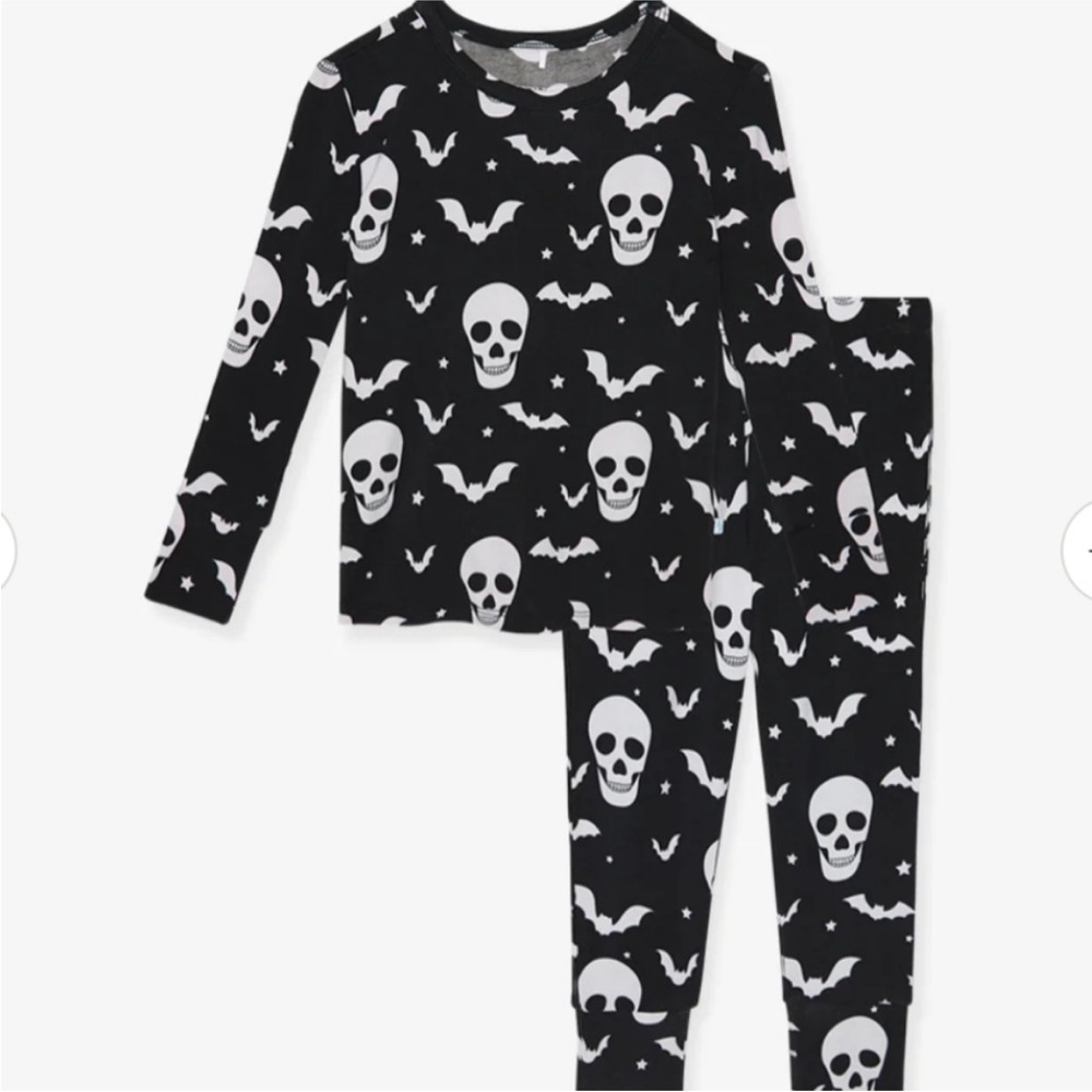 Posh Peanut Halloween Skelly Classic Pajama Set
